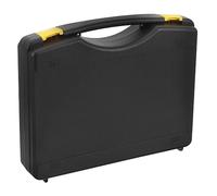 Operitacx Boîte à Outils Plastique Rigide Antichoc avec Poignée Mallette de Rangement Portable pour Outils de Mécanique et Réparation Caisse Multifonction pour et Usage Domestique