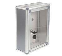 Operitacx Boîte aux Lettres extérieure - Petit récipient en Acier Inoxydable - Bureau - Commentaire - Dépôt aux Lettres - Entreprise Tombola - Boîte à Dons avec Serrure -