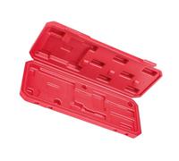 Operitacx Boîte boîte à étrier récipient Support de règle d'étrier - Conteneur Portable - Rangement Outils Caisse Rangement Caisse de Rangement boîtier d'étrier Petit Organisateur Plastique