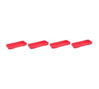 Operitacx Boîte De 4 Pièces boîte à étrier Support de Stockage d'étrier récipient - Calibre boîte - Conteneur Portable Boite Rangement Caisse Rangement conteneur d'outils Petit Organisateur