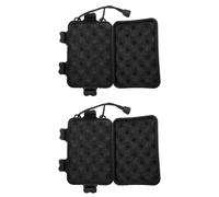 Operitacx Boîte de Collection de Flèches Légère en PE Noire, Étui Portable pour Flèches, Protège Pointes D'arrows, pour Tir en Extérieur et Chasse, Lot de 2pcs