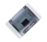 Operitacx Boîte de Distribution Électrique Étanche à Couvercle Transparent pour Disjoncteur Boîtier de Jonction Extérieur Pc Durable pour Applications Résidentielles et Industrielles