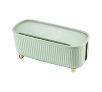 Operitacx Boîte de Gestion des Câbles en Plastique Solide Organiseur pour Fils de Télévision et Adaptateurs, Boîte de Rangement Couvercle pour Usage Domestique