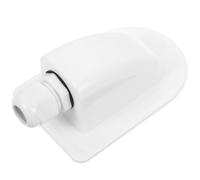 Operitacx Boîte de Jonction Solaire Étanche en Abs Robuste, Boîtier D'entrée de Câble Blanc pour Bateaux et Bâtiments, Design Simple et Pratique pour Installations Solaires