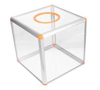 Operitacx Boîte de Loterie Accessoire pour Tirages Sort et Événements Grosse Capacité Transparente en Acrylique Solide Stable Jeux et Fêtes