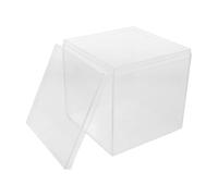 Operitacx Boîte de mesure de volume transparente de 1000 ml, idéale pour l'apprentissage des mathématiques élémentaires. Cube de démonstration transparent, parfait pour les enseignants de