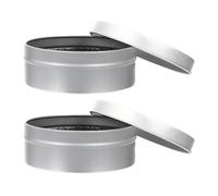Operitacx Boîte de Nettoyage 2pcs Facile à Nettoyer et Organiser Éponge en Fer pour Pinceaux de Maquillage pour Petits Objets et Maquillage Visage