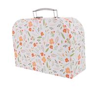 Operitacx Boîte de Rangement Portable Multifonction Garçon et Filles, Valise Pratique Fleurie, Mini Mallette Légère, Organisateur Papeterie et Jouets, Usage Scolaire et Présent Loisirs