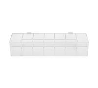 Operitacx Boîte distributrice d'étiquettes murale, porte-rouleau d'autocollants en acrylique transparent, organisateur d'étiquettes de rotation des jours de la semaine pour les de prix