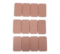 Operitacx Boîte Métallique Rectangulaire 12 Pièces 60x34x11 Mm avec Couvercle Coulissant pour Emballage à Lèvres Gloss, Petite Boîte en Métal Rose Doré pour Soins des Lèvres