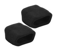 Operitacx Bonnette Anti-vent en Mousse pour Microphone 2pcs, Forme Carrée, Épaisseur 10mm, Protection pour Micro Karaoké et Studio