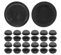 Operitacx Bouchons Ronds en Caoutchouc Couverture Sûre et Utile pour Tirelire Lot de 50 Couleur Noir Adaptés aux Pots D'économie pour Garçon et Filles