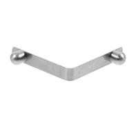 Operitacx Boucle à Ressort de Béquille en Acier Robuste Forme en V 1 Pièce, Clip de Canne Réglable pour Canne de Marche, Accessoires de Béquilles pour Soutien et Stabilité, Usage