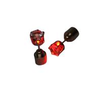 Operitacx Boucles D'oreilles Phosphorescentes LED Légères Faciles à Porter en Alliage Argenté 1 Paire Couleur Aléatoire pour Activités Nocturnes et Concerts