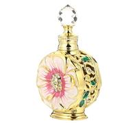 Operitacx Bouteille Parfum Verre Rose Creative Flacon Huile Essentielle Étanche Rechargeable pour Voyage Cosmétiques