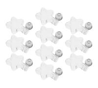 Operitacx Bouteilles Décoratives en Pet D'étoile Rangement Facile Lot de 10 pour Fêtes pour Décoration Sapin de pour Bonbons et Petits Objets