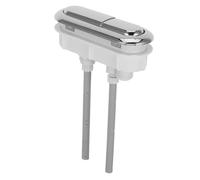 Operitacx Bouton de Chasse Eau Double pour Toilette Accessoire de Réservoir Plastique Bouton de Remplacement Pratique et Compatible avec Réservoirs Standard Facile à Installer et Ajustable