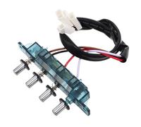 Operitacx Bouton Interrupteur pour Hotte Aspirante Clavier de Remplacement Détachées Interrupteur à Bouton-poussoir Panneau de Commande Accessoire pour Hotte