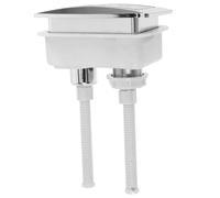 Operitacx Bouton Poussoir de Remplacement pour Réservoir de Toilette Bouton Double Chasse Compatible Majorité des Modèles Installation Facile et Entretien Pratique Accessoire pour Salle de