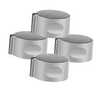 Operitacx Boutons de Commande en Alliage de Zinc pour Cuisinière à Gaz Angle Gauche et Droit 45 Degrés Lot de 4 Facile à Utiliser, Design Esthétique Remplacement pour Brûleur