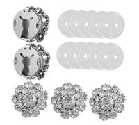 Operitacx Boutons De Manchette Cristal Motif Fleur Pour Smoking Et Cérémonie Accessoire De Mariage Et Fête Fermoir Pratique Coffret Cadeau