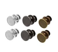 Operitacx Boutons Métalliques sans Clous Accessoires pour Jeans Épingles pour Jeans Faciles à Utiliser Boucle de Taille sans Pantalon Lot de 6 Pièces