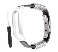 Operitacx Bracelet de Montre pour Touch Accessoire de Remplacement Élégant Durable Noir Argenté