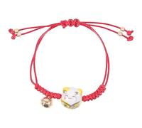 Operitacx Bracelet Tricoté Délicat en Alliage Léger et Confortable à Porter, Corde de Poignet Simple Design pour Voyage et Fête