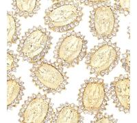 Operitacx Breloques Décoratives pour Ongles Mary en Alliage Métallique, 3 Paquets de 30 Pièces, Strass Nail Art 3d pour Décoration D'ongles Professionnels, Accessoires DIY pour Fêtes