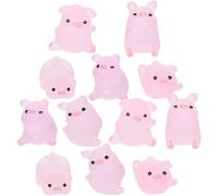 Operitacx Breloques en Résine de Cochon, Lot de 18 Pièces, Décorations Artisanales DIY pour Accessoires Téléphones Portables, Mini Statuettes Colorées pour Bricolage et Personnalisation