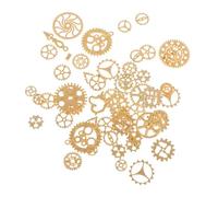 Operitacx Breloques Engrenage Rétro Métal Doré 2 Sachets, Accessoires Diy Bijoux Unisexes, Petites Découvertes Pour Création Artisanale, Usage Atelier Et Présents Créatifs