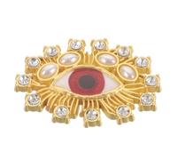 Operitacx Broche Œil du Diable Élégante pour Femmes Perles Imitation, Alliage Solide, Accessoire Polyvalent pour Événements Anniversaire et Déplacements Travail