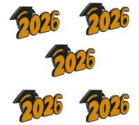 Operitacx Broches en Alliage de Zinc pour Remise de Diplôme 2026, Épingles de Graduation Élégantes et Raffinées, Décoration Polyvalente pour Vêtements et Foulards Lors de Fêtes
