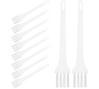 Operitacx Brosse à Café et Confortable Blanche en Pp Ménagère Lot de 20 Pièces, Brosse de Nettoyage Pratique, Facile à Transporter pour Machine à Café
