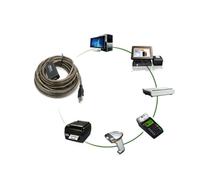 Operitacx Câble D’Extension USB 2.0 10 Mètres en PVC Souple pour PC et Ordinateur Rallonge Signal Amplifiée Compatible Périphériques USB et Solide Usage Bureau et Maison Couleur Noire