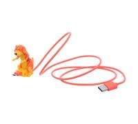 Operitacx Câble de charge super amusant avec motif chien, 1,2 m micro-USB vers USB, orné d'un chiot en pleine action. Câble de charge rapide robuste et isolé pour manettes de jeux et anciens