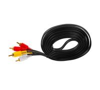 Operitacx Câble RCA Mâle à Mâle Connecteurs Audio Vidéo PVC Cuivre Transmission Stable pour TV VCR Extension