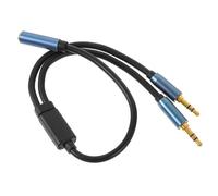 Operitacx Câble Y Splitter Audio Prise Sorties pour Casque avec Microphone Adaptateur Durable pour PC et Écouteurs