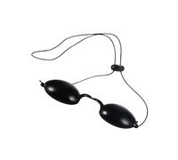 Operitacx Cache-œil De Sécurité Œil UV Protection Noire En TPU Ergonomique Pour Blanchiment Dents Et Leds Traitement Compatible Avec Différents Visages