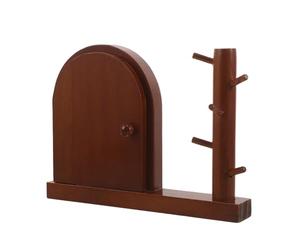 Operitacx Cache-interrupteur Mural en Bois Massif Petite Taille avec Motif Naturel, Plaque de Protection Décorative et Cache-prises Électriques pour Chambre et Bureau