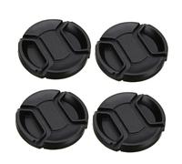 Operitacx Cache-Objectif D'appareil Photo 55 Mm 4 Pièces, Protecteur D'objectif en Plastique Résistant pour Photographe, Étanche Et Anti-poussière, Accessoire Compact pour Protection D'objectif DSLR