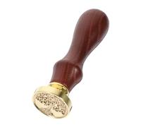 Operitacx Cachet Cire Sceau Vintage Tampon avec Manche pour Lettres Invitations et Création DIY Unique et Délicate