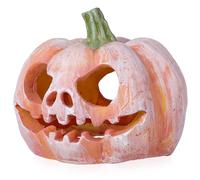 Operitacx Cachette de Citrouille D'aquarium en Résine Orange, Ornement Délicat et Mini pour Poissons, Création d'un Compact pour Aquarium Halloween