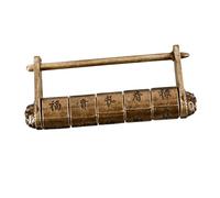 Operitacx Cadenas à Combinaison Style Ancien Chinois de Serrure Vintage pour Coffres Armoires et Boîtes Design Classique avec Chinois