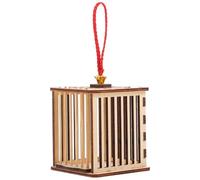 Operitacx Cage en Bois Beige Facile à Transporter Ranger, pour L'apprentissage Nature Sciences pour Petits Animaux et Criquets des Garçon et Filles