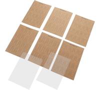 Operitacx Cahier D'exercices de Traçage avec Papier Réutilisable et Feuilles Pet Claires et Design Professionnel pour Débutants en Nail Art pour Pratique Portable