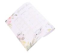 Operitacx Calendrier Mural Prévisionnel Papier Rose Calendrier de de Grossesse Pratique et pour Chambre Familiale