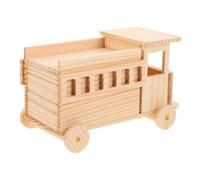 Operitacx Camion Jouet Bois à Monter Modèle De Véhicule Éducatif pour Garçon Fille Puzzle De Construction pour Apprendre Et Jouer