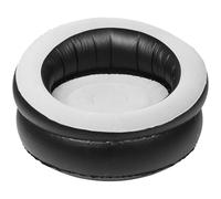 Operitacx Canapé Gonflable Pliable Épais en PVC Noir pour Intérieur | Assise Confortable, Soutien Lombaire, Montage Facile, Usage au Sol, Style Minimaliste, pour Familles Couleur Aléatoire