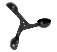 Operitacx Capteur de Vitesse de Vent 3 Tasses en Alliage D'aluminium Léger Faible Résistance de Rotation et Stabilité Forte pour Mesure Précise du Vent en Extérieur